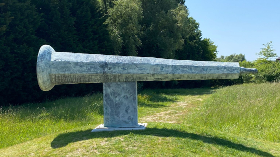 Foto van Bazuin op Hoog Kortrijk van Johan Tahon