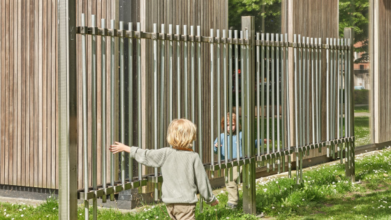 Foto van het interactief kunstwerk Sing Sing van Frederik Van Simaey