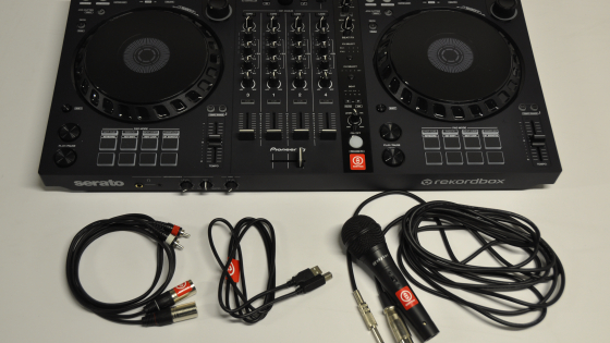 fuifpakket -150 DJ Controller oranje mengpaneel serato